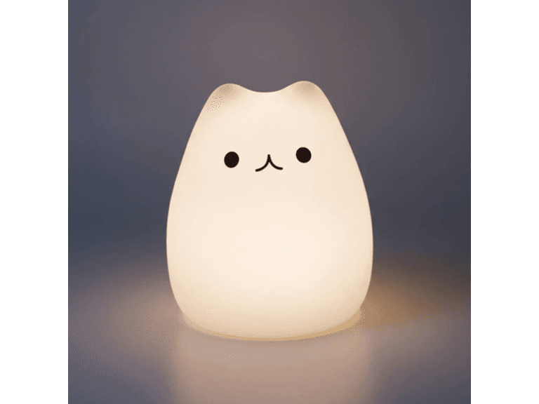 Soft Mushy Color Changing Cat Lamp Night Light