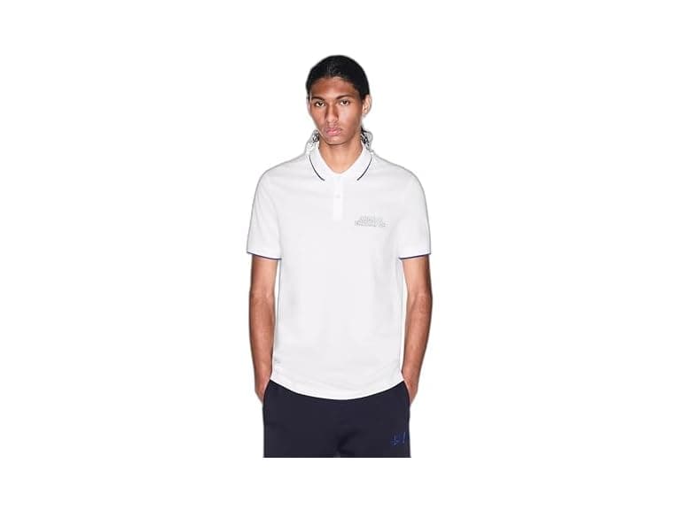 Armani Exchange Men Elevated Logo Polo