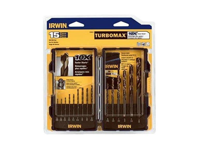 IRWIN 318015 Turbo Point Drill Bit Set