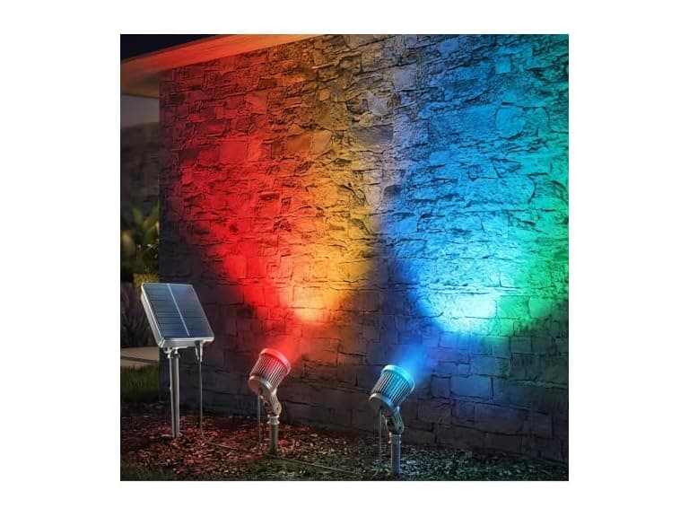 LightSeek 2-in-1 Color Solar Spotlights