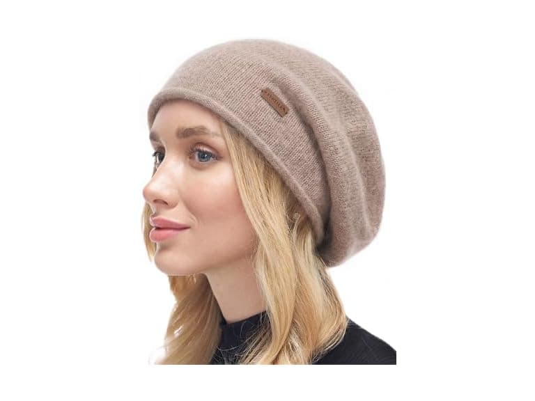 FURTALK Slouchy Beanie-Mixed Brown