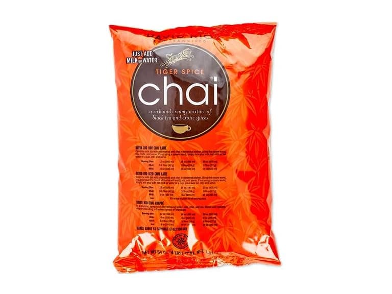 1PK David Rio Food Service Bag Tiger Spice Chai