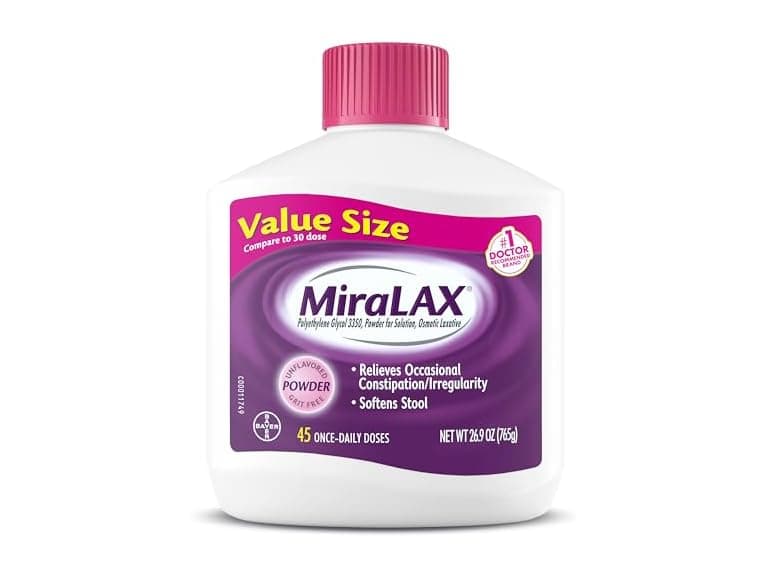 MiraLAX Gentle Constipation Relief Laxative