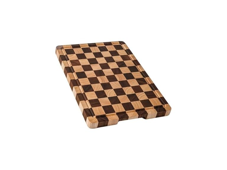 Checkered Acacia Wood Cutting Board