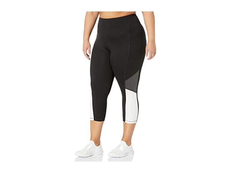Just MY Size Women (1X) Active Pieced Capri
