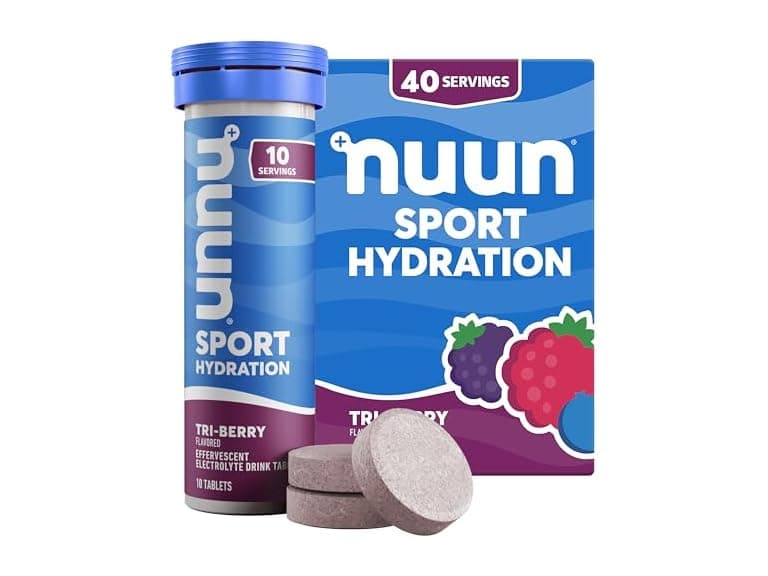 10PK Nuun Sport Electrolyte Tablets, Tri-Berry