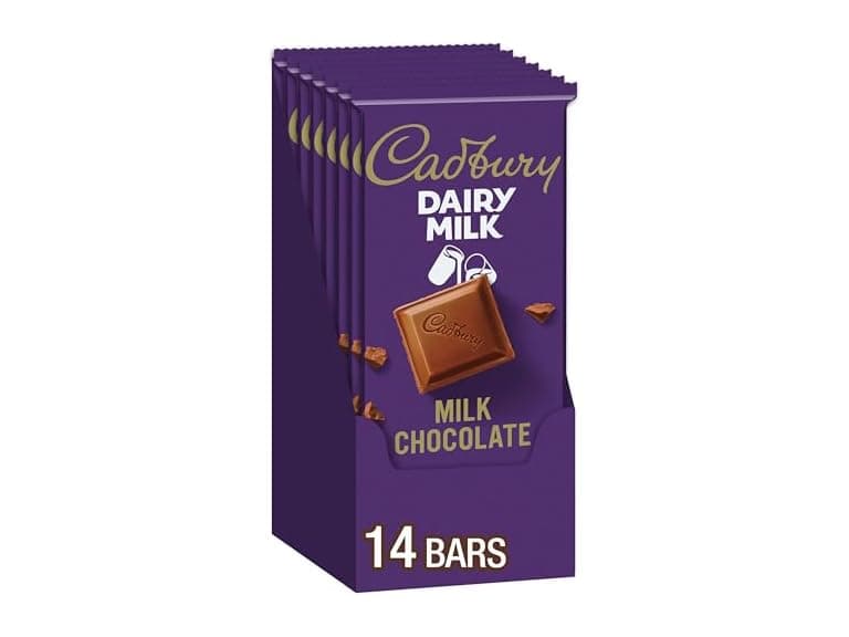 Cadbury Dairy Milk Choc Bars 3.5oz 14ct