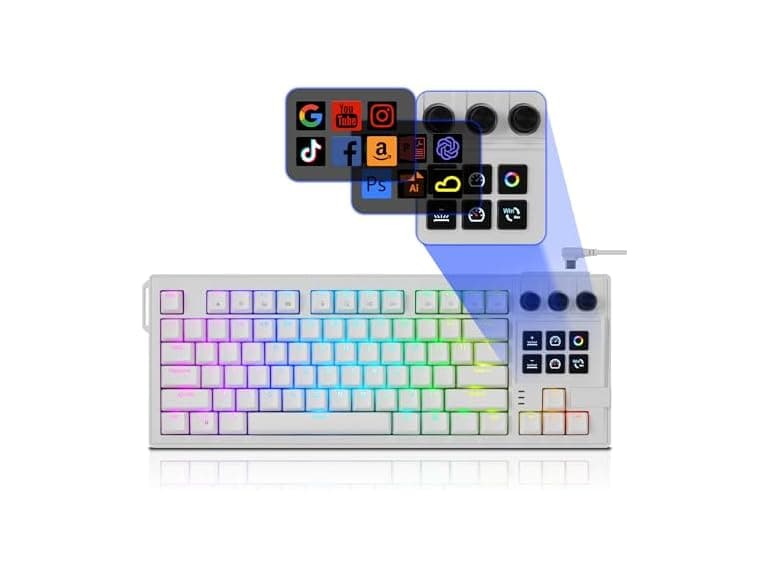 darkFlash K87PRO Mechanical Keyboard (White)