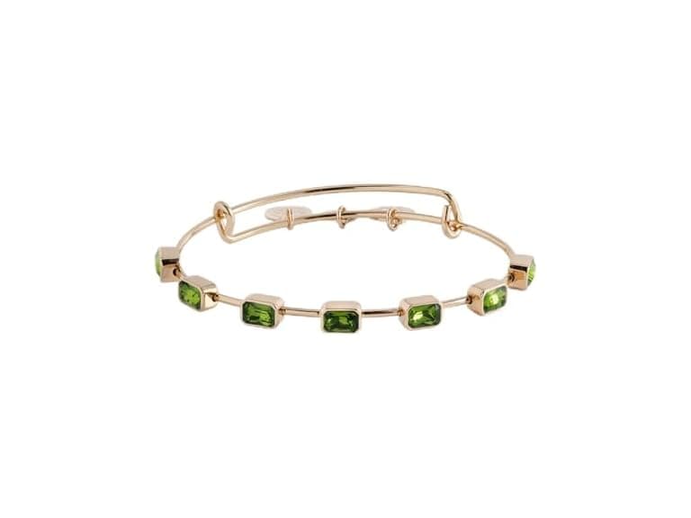 Alex And Ani Alex Ani August Birthstone Cut Bangle