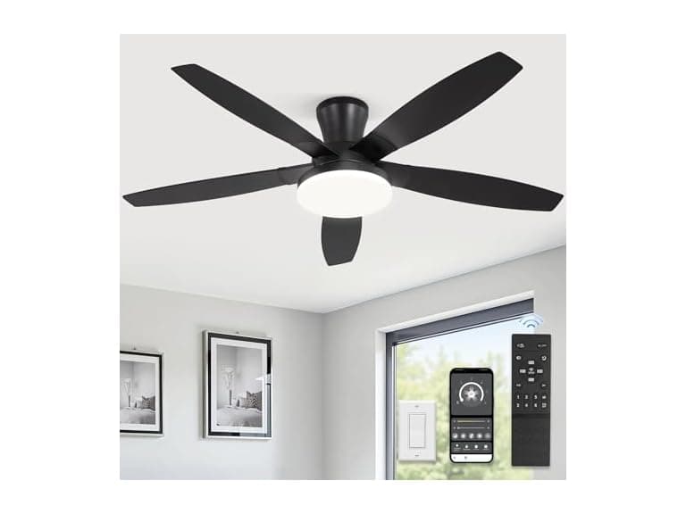 ZMISHIBO 52 Inch Ceiling Fans with Lights