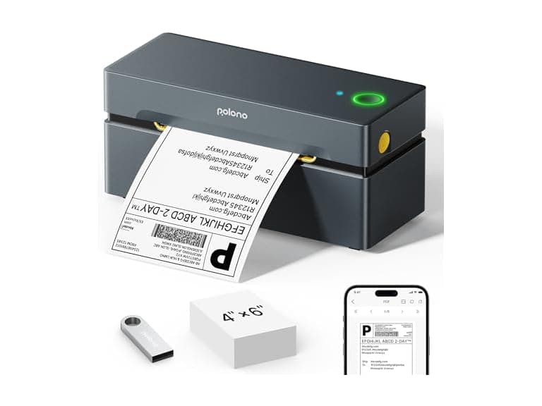 Bluetooth Thermal Shipping Label Printer