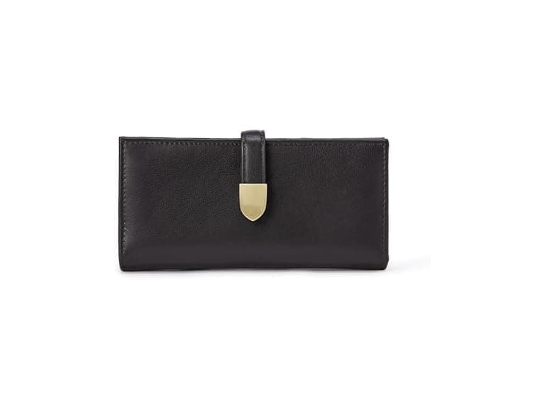 Amazon Essentials Women's Leather Clutch Wallet