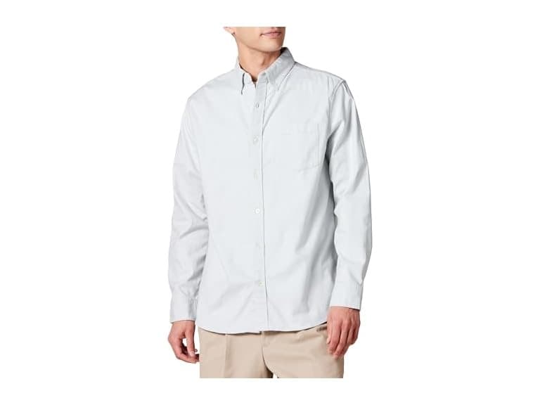 Amazon Essentials Mens LS Stretch Oxford Shirt