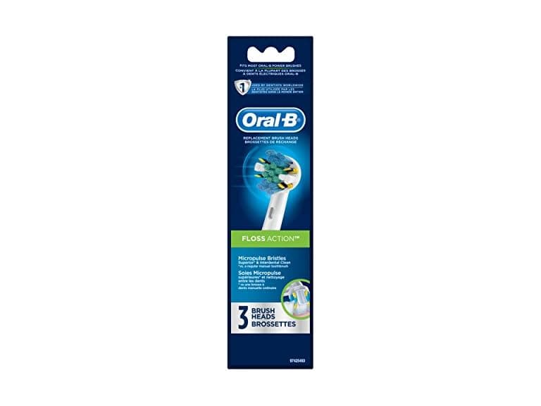 Oral B Floss Action Brush Heads 3 Count