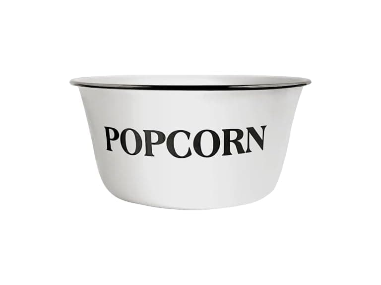Clavoris Large Enamel Popcorn Bowl – 3.7- Quart