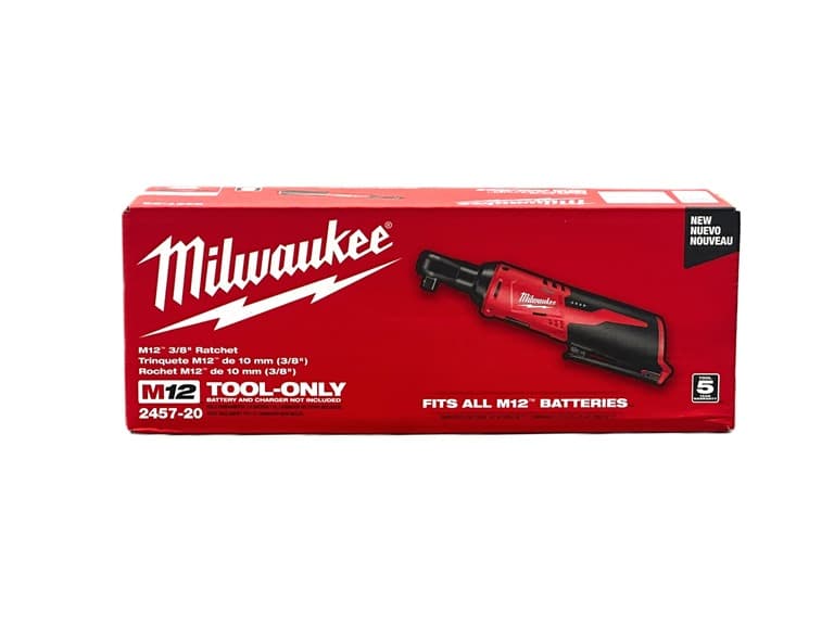 Milwaukee 2457-20 M12 Ratchet w/Variable Speed