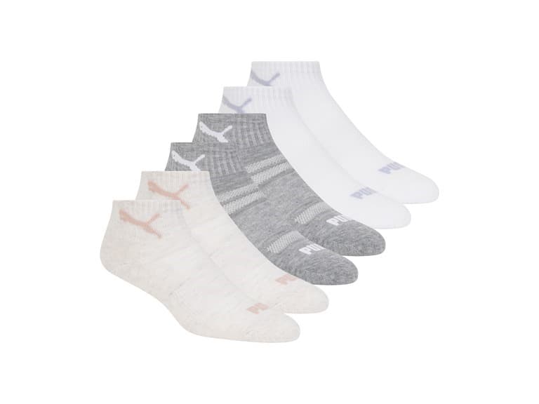 PUMA Women's 12-Pairs Quarter Crew Socks
