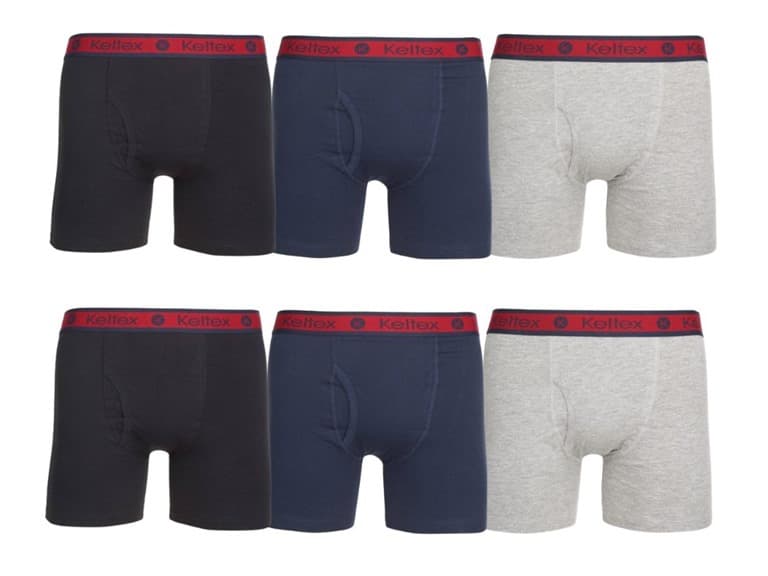 (6PK) Keltex Men's Cotton Boxer Briefs
