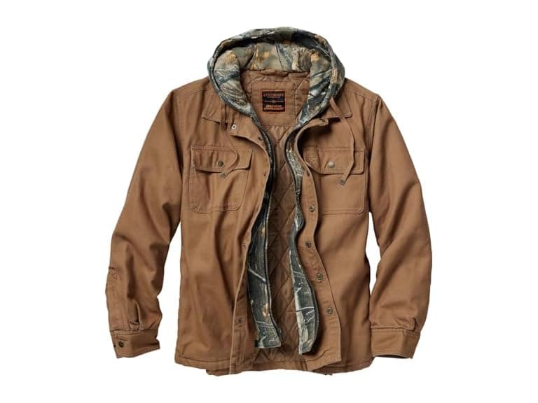 Legendary Whitetails Mens Canvas Hooded Jacket