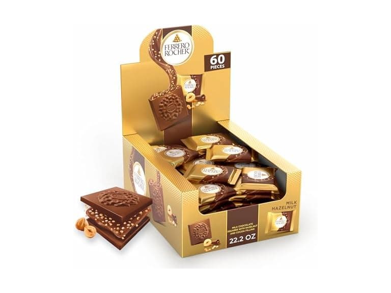 Ferrero Rocher Milk Hazelnut Squares 22oz