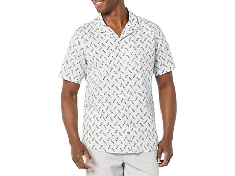 Amazon Essentials Men Vacation Cotton Resort Shirt