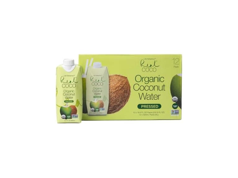 Real Coco Organic Coconut Water 12pk