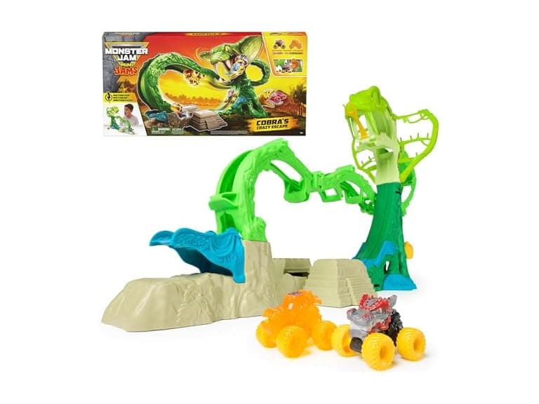 Monster Jam Mini Jams, Cobra’s Crazy Escape Playset