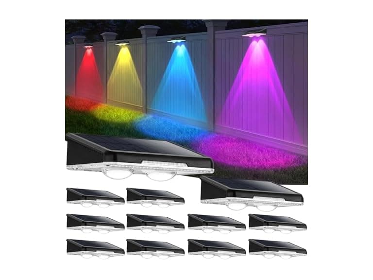 Brightever Solar Fence Lights 16 Pack