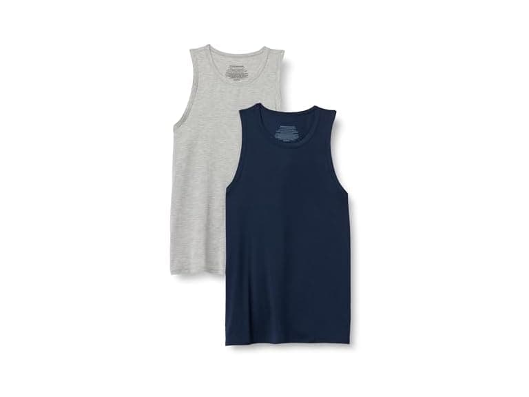 Amazon Essentials Mens Sleeveless Modal Undershirt 2Pk