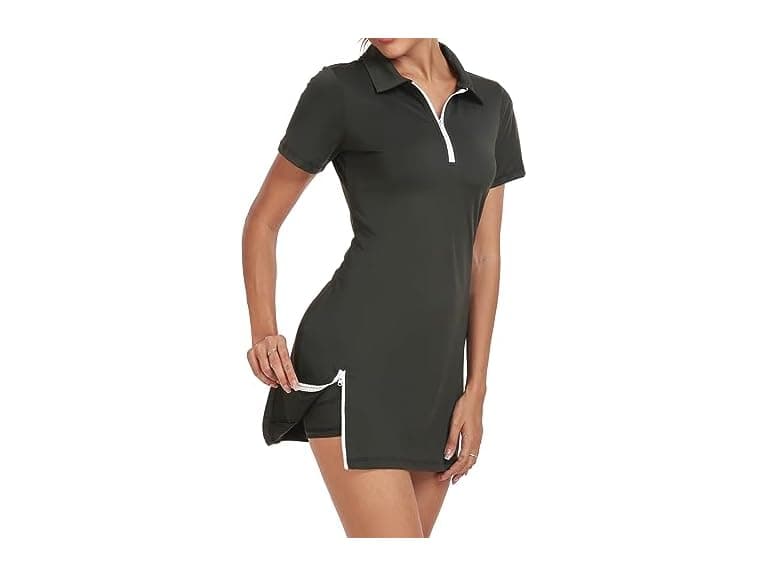 Ggov Women Two Piece Tennis Golf Shorts Black Grey