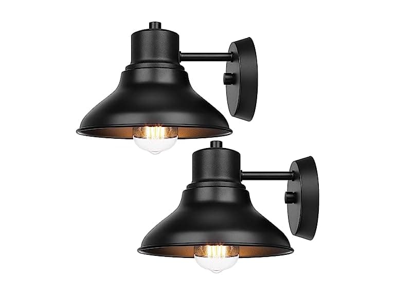 VerRon 2-Pack Outdoor Light Fixtures Wall Mount