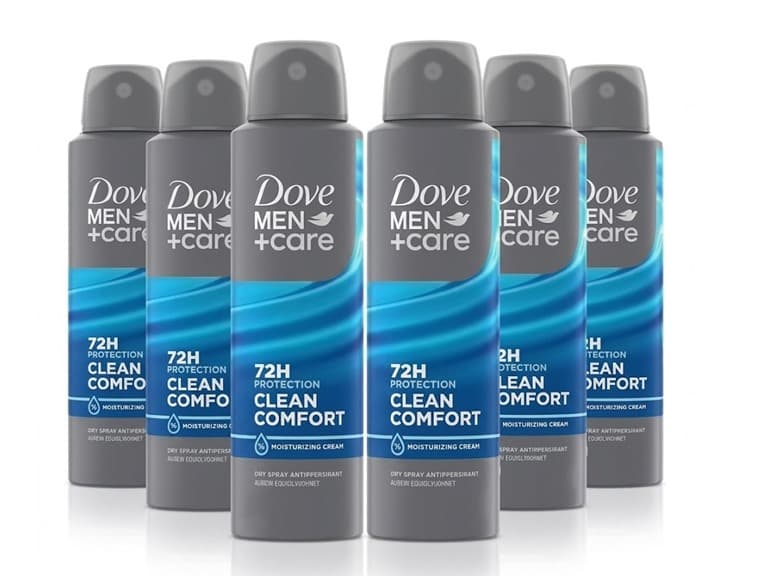 6pk Dove Men Care Antiperspirant Deodorant