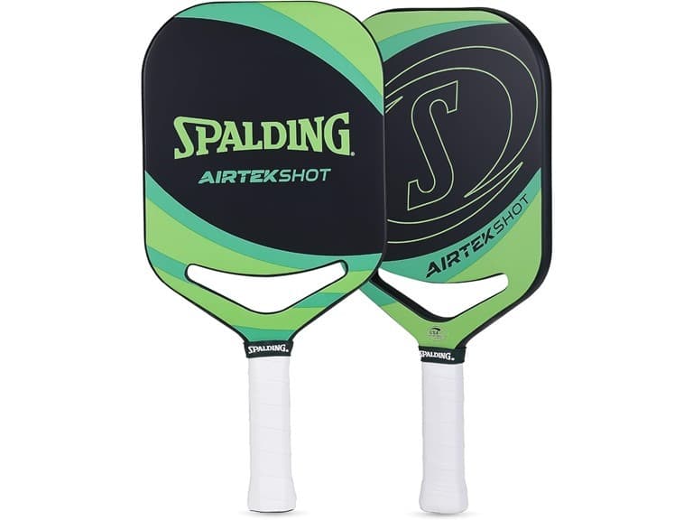 Spalding - Airtek Shot Pickleball Paddle, Carbon Fiber Face