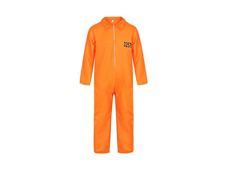 frawirshau Men's (XS) Prisoner Costume Orange