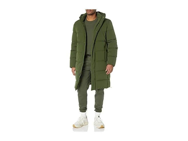 Amazon Essentials Men Hooded Long Puffer