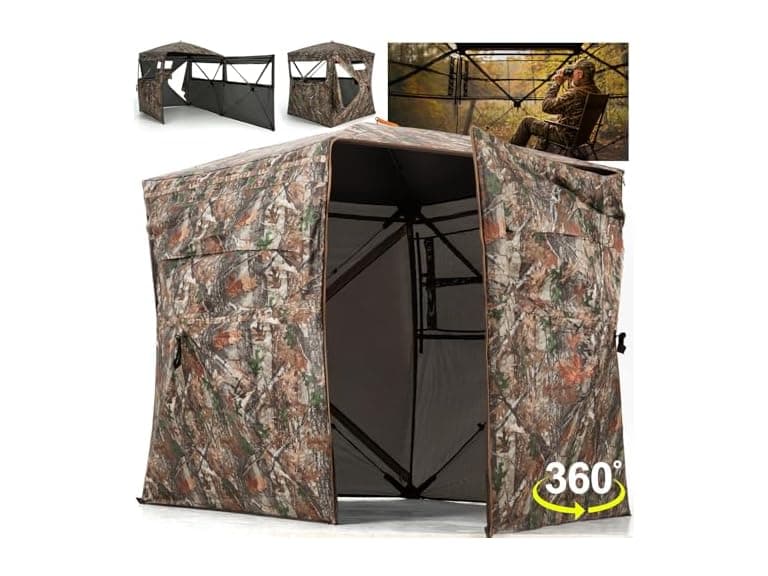 HUNTSEN  See Through Hunting Blind