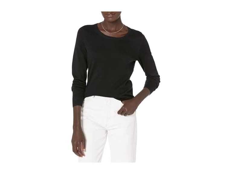 AE Womens LS Lt Crewneck Sweater