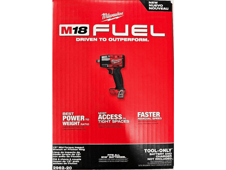 Milwaukee 2962-20 Gen-2 18V BL 1/2in Imp Wrench
