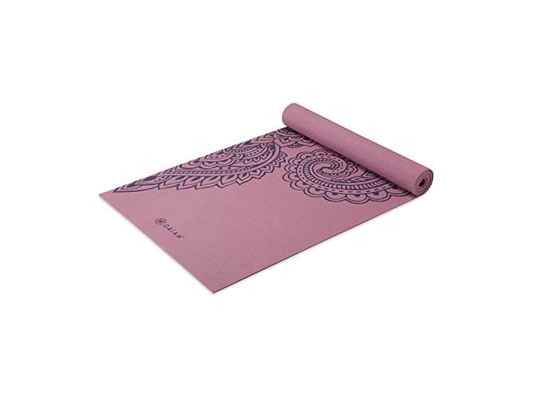 Gaiam Yoga Mat, Paisley Tropical, 5mm