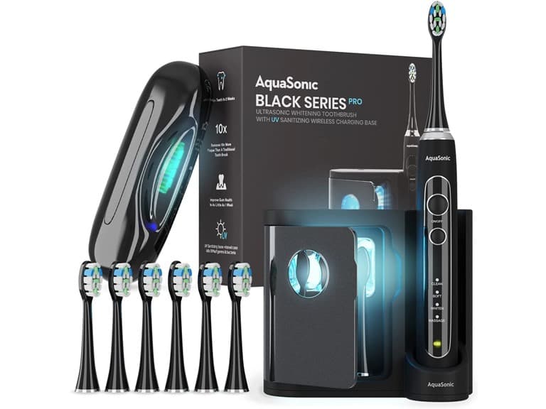 AquaSonic Black Series Pro Toothbrush 5 Mode