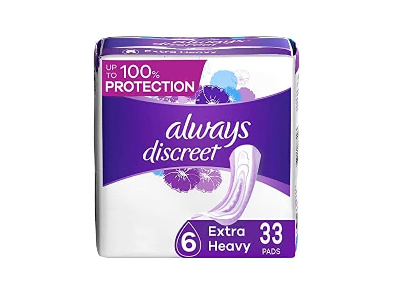 Always Discreet Incontinence Pads 33 Count