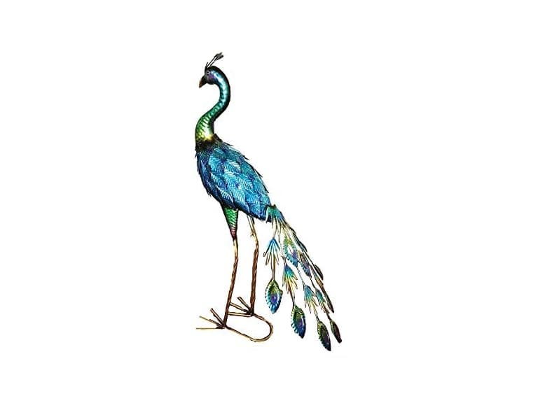 Iron 31" Peacock