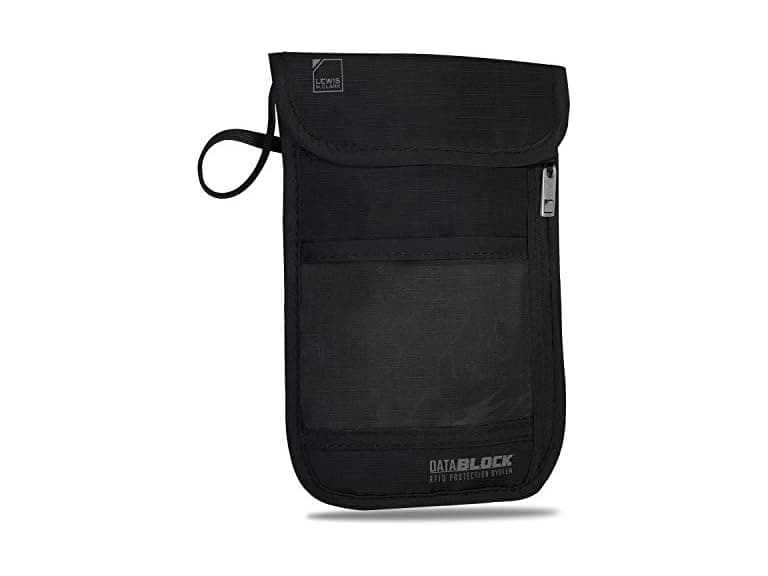 Lewis N. Clark Rfid Blocking Stash Neck Wallet