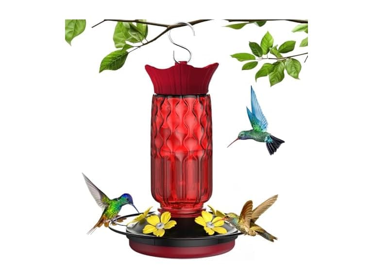 Bourid 16oz Plastic Hummingbird Feeder