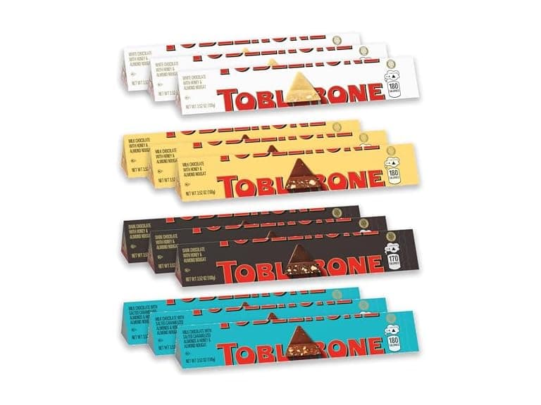 Toblerone Assorted Choc Bars Variety 12p