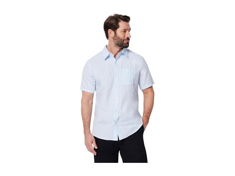 Amazon Essentials Men SS Linen Shirt