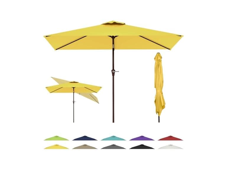 GREENVINES 6.5x10 FT Outdoor-Patio-Umbrella
