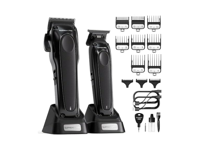 Professional Barber Hair Clippers Cordless
