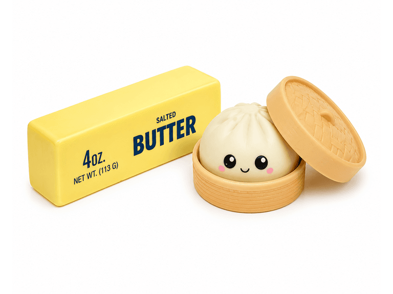 Squishy Dumpling + Butter Combo Pack