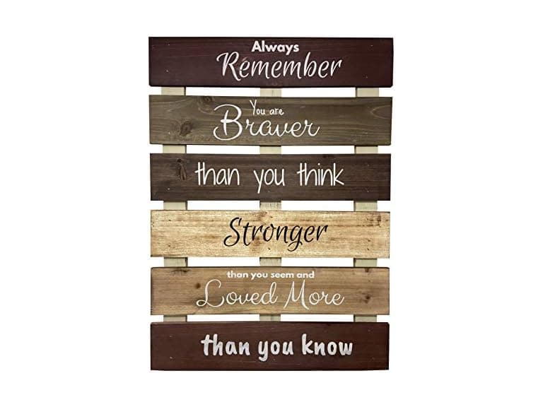 Rustic Farmhouse Motivational Wall Sign